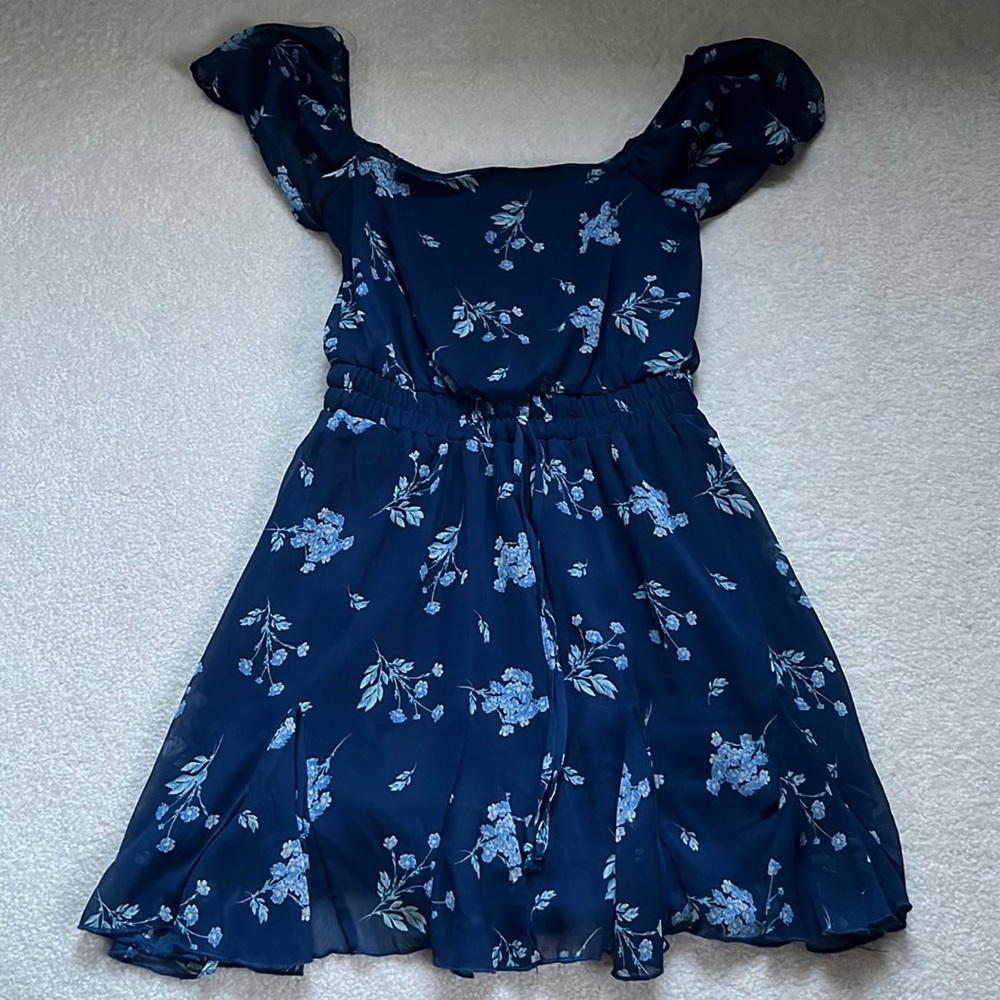 Blue Floral Dress